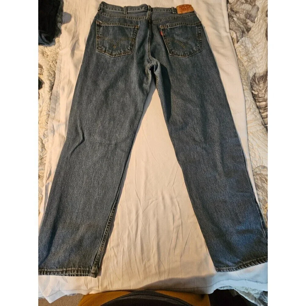 Levis‎ 550 Jeans Mens Size 38x34 Classic Med Blue Wash Denim